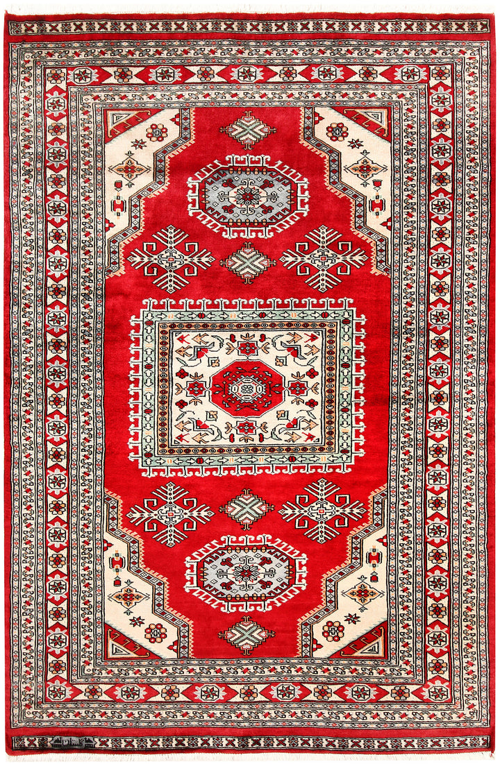 Firebrick Caucasian 4' 7 x 7' - No. 58666 - ALRUG Rug Store
