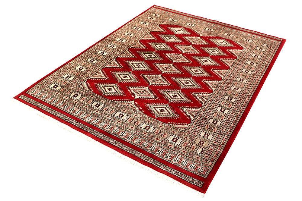 Firebrick Jaldar 4' 9 x 6' 3 - No. 58667 - ALRUG Rug Store