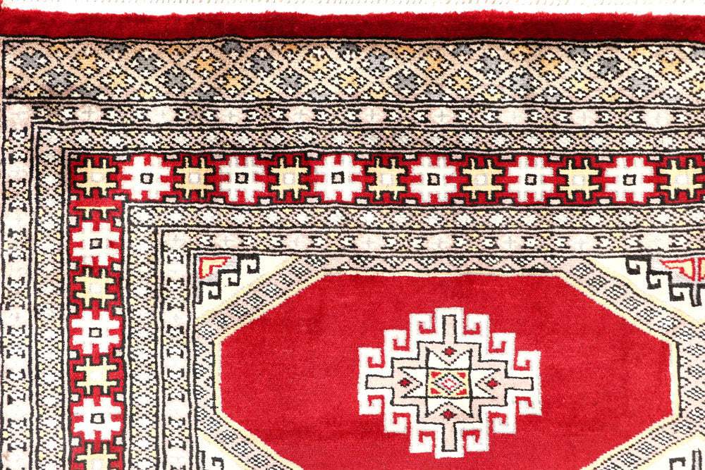 Firebrick Jaldar 4' 6 x 6' 7 - No. 58668 - ALRUG Rug Store