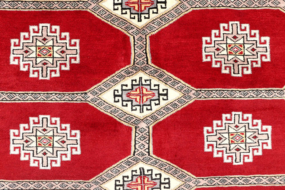 Firebrick Jaldar 4' 6 x 6' 7 - No. 58668 - ALRUG Rug Store