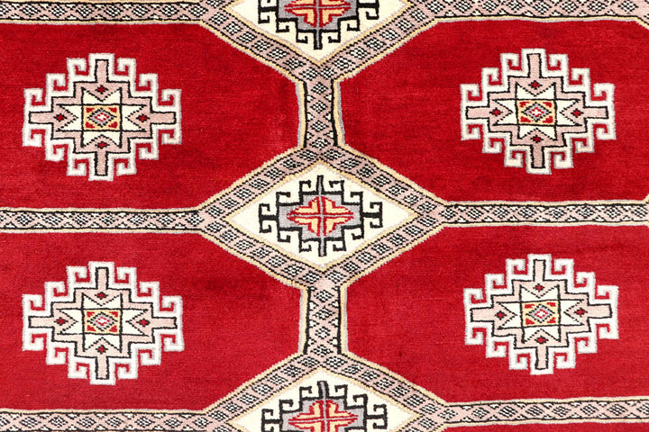 Firebrick Jaldar 4' 6 x 6' 7 - No. 58668 - ALRUG Rug Store