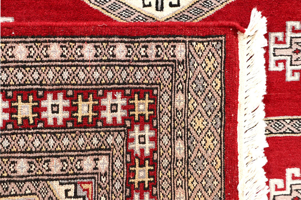 Firebrick Jaldar 4' 6 x 6' 7 - No. 58668 - ALRUG Rug Store