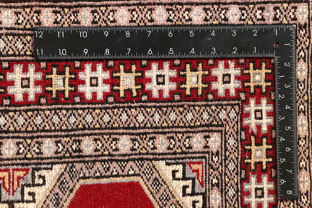 Firebrick Jaldar 4' 6 x 6' 7 - No. 58668 - ALRUG Rug Store