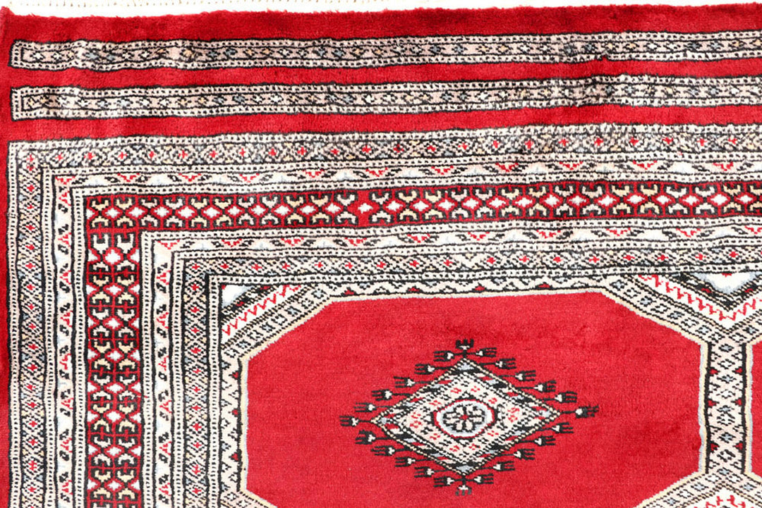 Red Jaldar 4'  7" x 6'  9" - No. QA34757