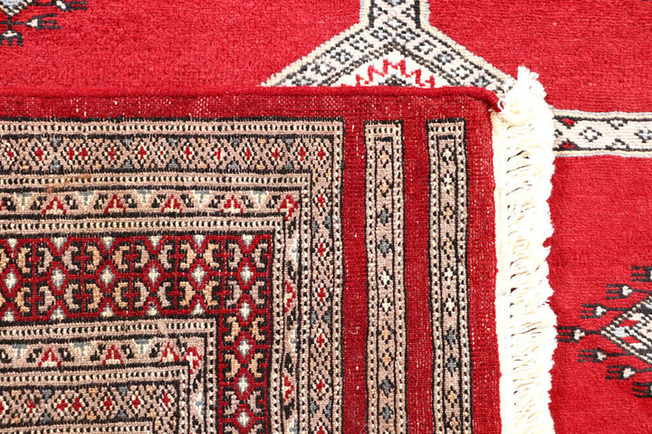 Red Jaldar 4'  7" x 6'  9" - No. QA34757