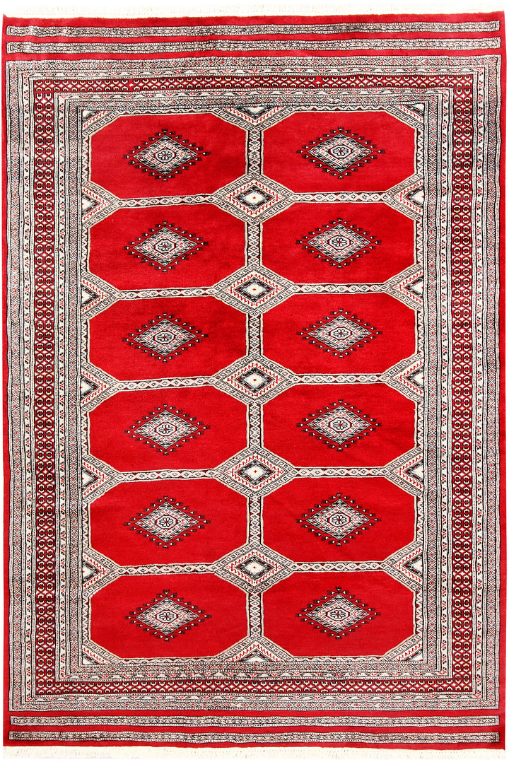 Red Jaldar 4'  7" x 6'  9" - No. QA34757