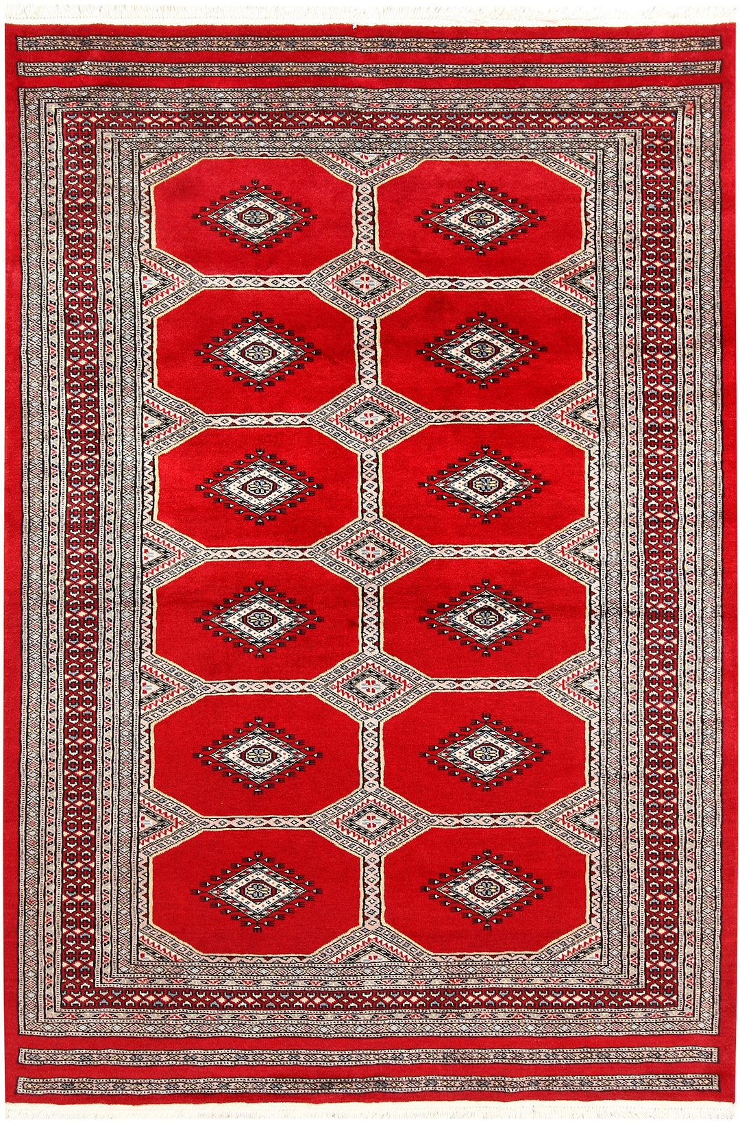Red Jaldar 4' 7 x 6' 10 - No. 58672 - ALRUG Rug Store
