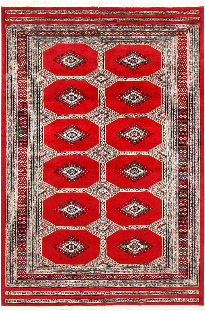 Red Jaldar 4'  7" x 6'  10" - No. QA60252