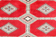 Red Jaldar 4'  6" x 6'  5" - No. QA26665