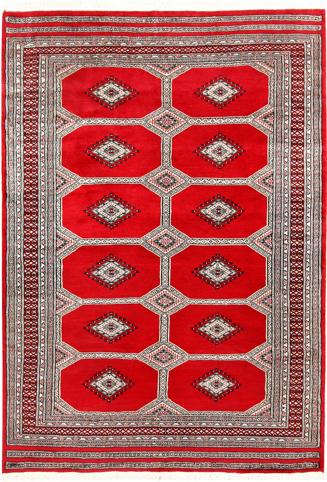 Red Jaldar 4' 7 x 6' 8 - No. 58674 - ALRUG Rug Store