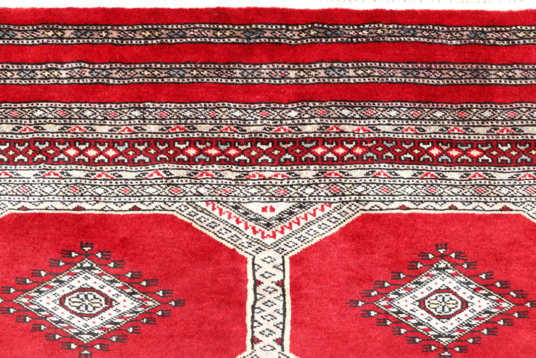 Red Jaldar 4'  6" x 6'  9" - No. QA12626