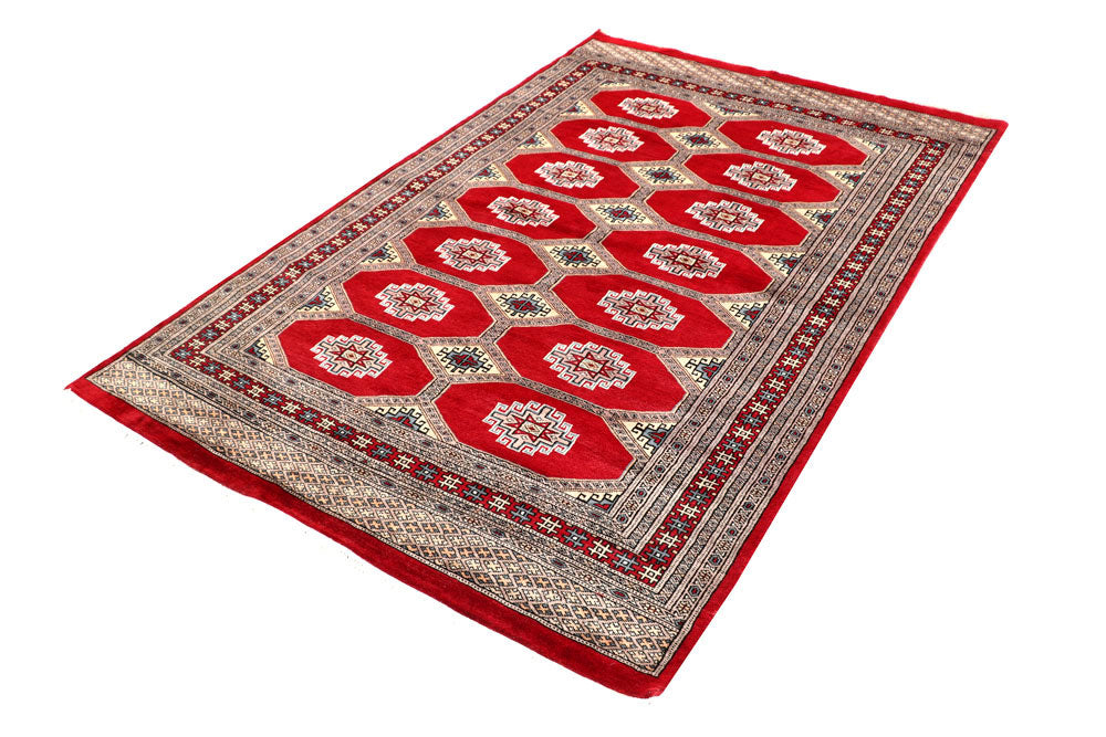 Red Jaldar 4' 7 x 7' 1 - No. 58678 - ALRUG Rug Store