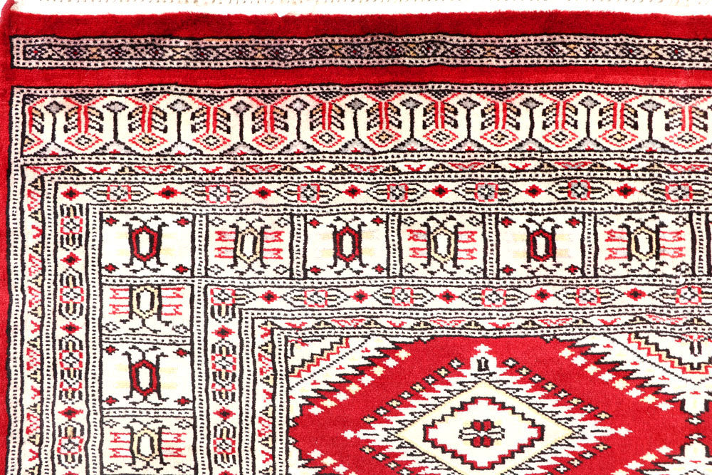 Firebrick Jaldar 4' 5 x 6' 10 - No. 58680 - ALRUG Rug Store