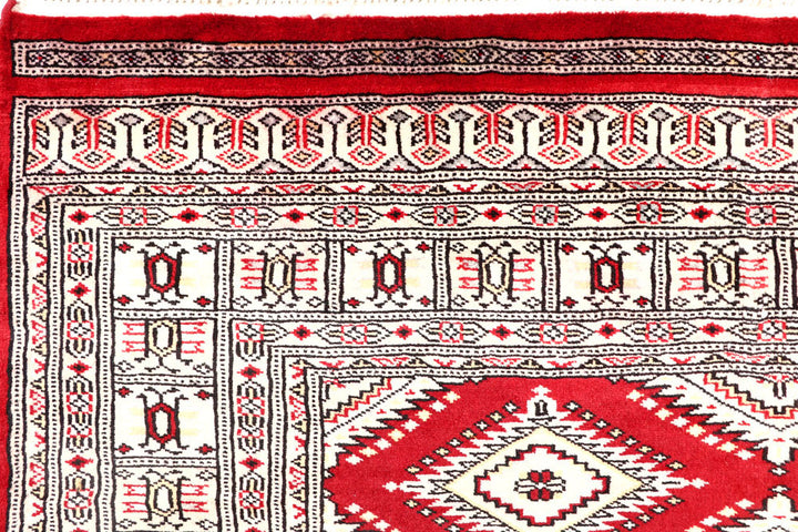 Firebrick Jaldar 4' 5 x 6' 10 - No. 58680 - ALRUG Rug Store