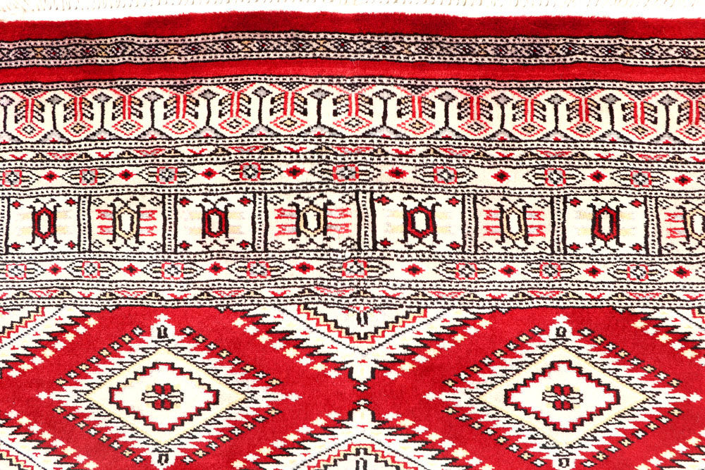 Firebrick Jaldar 4' 5 x 6' 10 - No. 58680 - ALRUG Rug Store