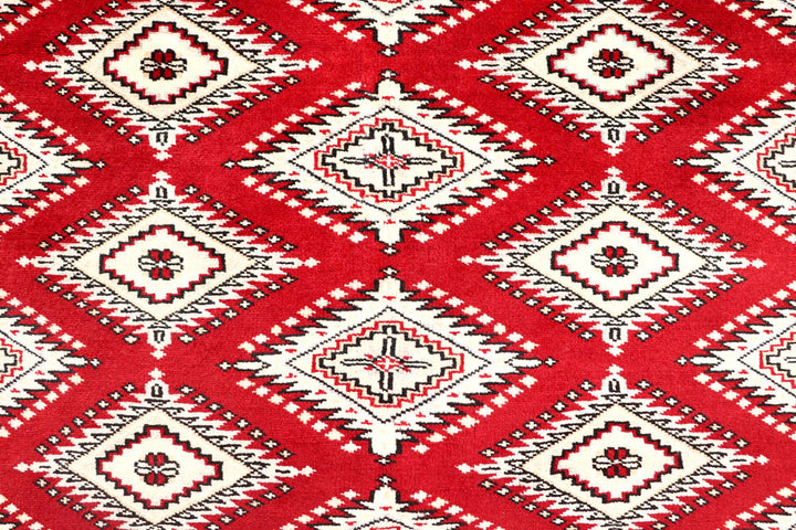 Firebrick Jaldar 4' 5 x 6' 10 - No. 58680 - ALRUG Rug Store