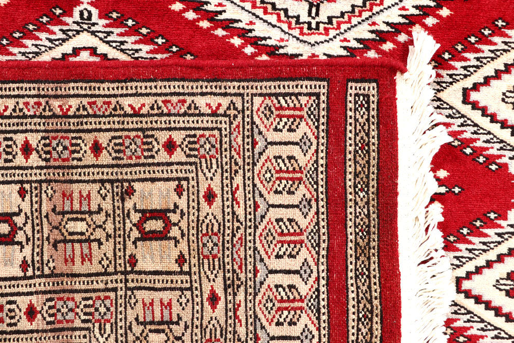 Firebrick Jaldar 4' 5 x 6' 10 - No. 58680 - ALRUG Rug Store