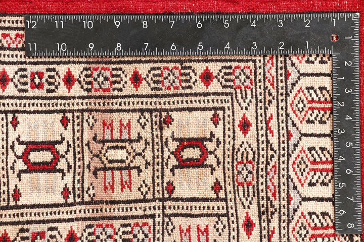 Firebrick Jaldar 4' 5 x 6' 10 - No. 58680 - ALRUG Rug Store