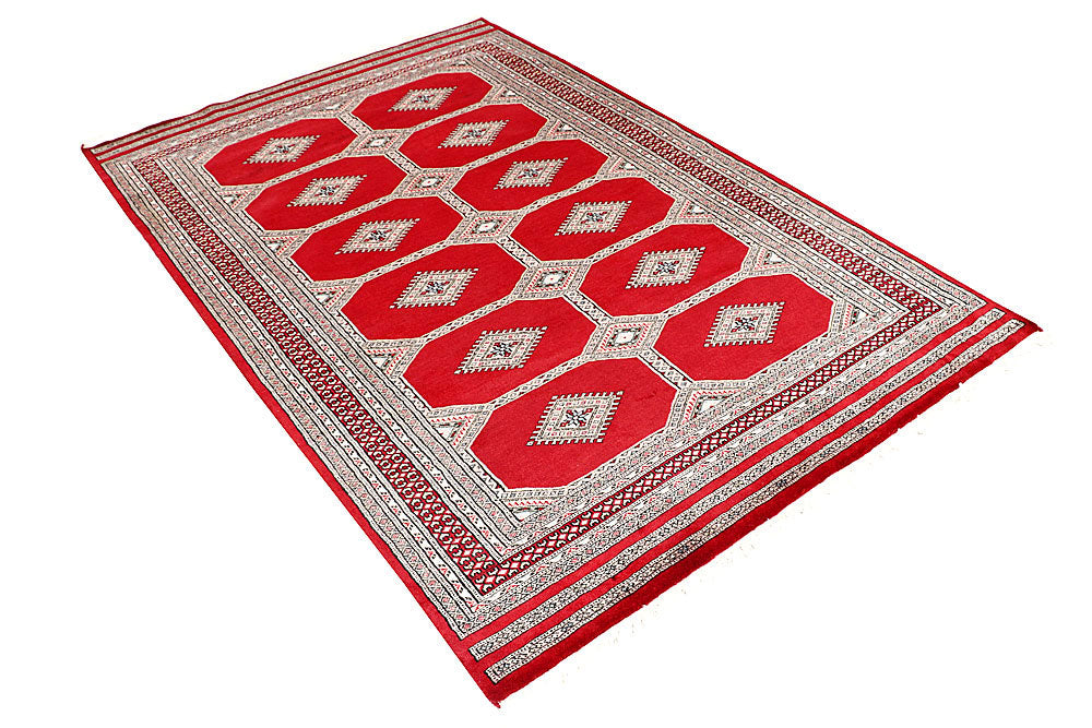 Red Jaldar 4' 7 x 6' 11 - No. 58682 - ALRUG Rug Store