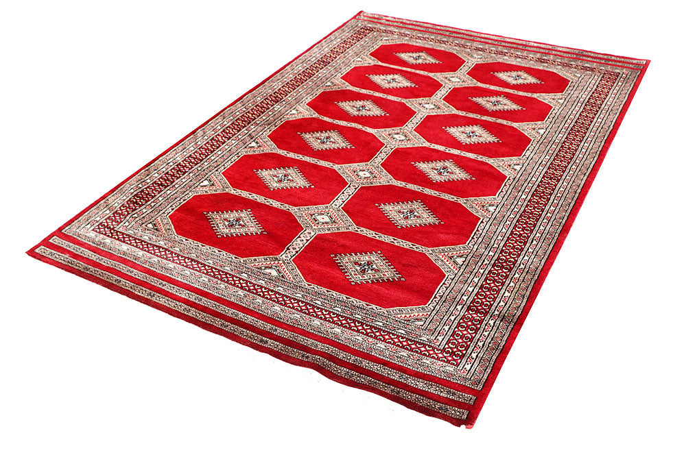Red Jaldar 4' 7 x 6' 11 - No. 58682 - ALRUG Rug Store