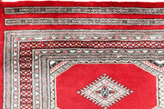 Red Jaldar 4'  7" x 6'  7" - No. QA49303