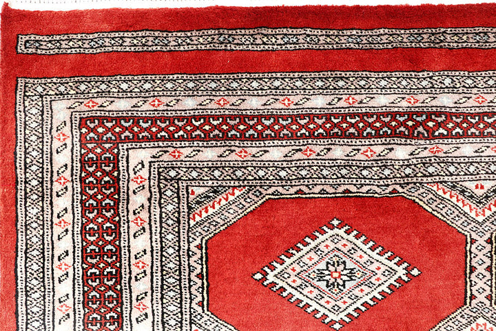 Firebrick Jaldar 4' 8 x 6' 10 - No. 58686 - ALRUG Rug Store