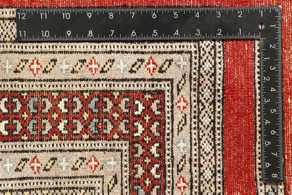 Firebrick Jaldar 4' 8 x 6' 10 - No. 58686 - ALRUG Rug Store
