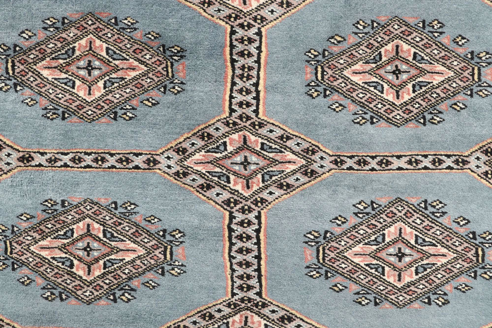 Light Slate Grey Jaldar 4' 6 x 6' 9 - No. 58687 - ALRUG Rug Store