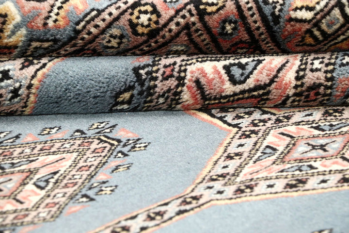 Light Slate Grey Jaldar 4' 6 x 6' 9 - No. 58687 - ALRUG Rug Store