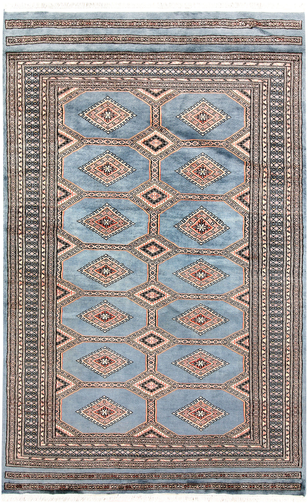 Light Slate Grey Jaldar 4' 5 x 7' - No. 58688 - ALRUG Rug Store