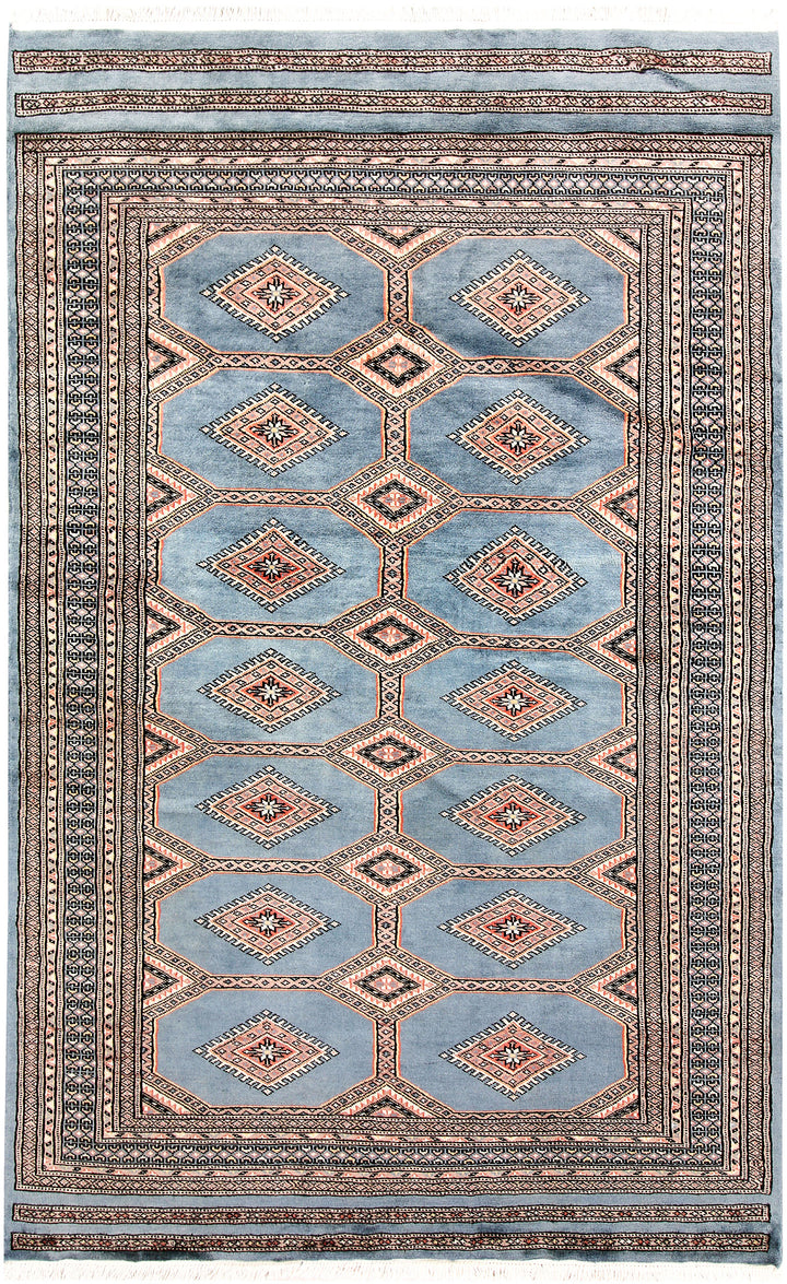 Light Slate Grey Jaldar 4'  5" x 7' " - No. QA98119