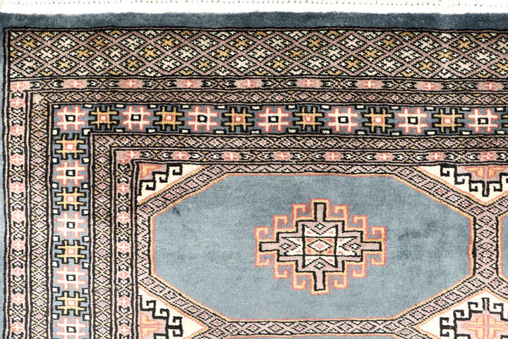 Light Slate Grey Jaldar 4' 7 x 6' 10 - No. 58689 - ALRUG Rug Store