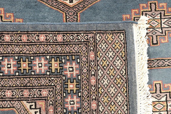 Light Slate Grey Jaldar 4' 7 x 6' 10 - No. 58689 - ALRUG Rug Store