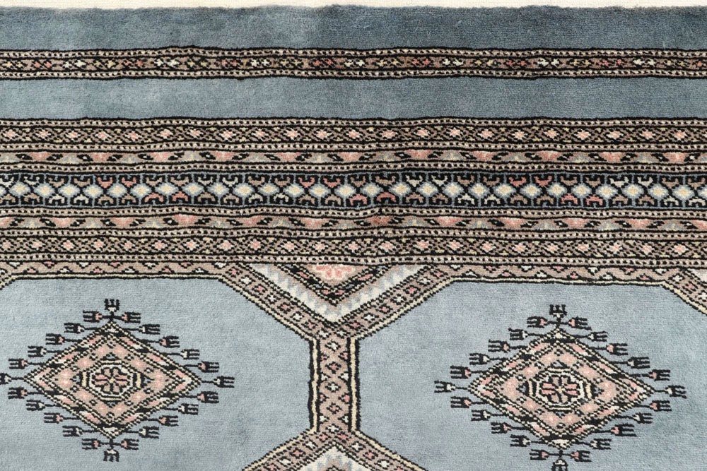 Light Slate Grey Jaldar 4' 7 x 6' 4 - No. 58691 - ALRUG Rug Store