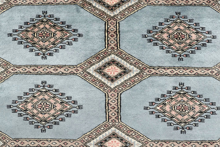 Light Slate Grey Jaldar 4' 7 x 6' 4 - No. 58691 - ALRUG Rug Store