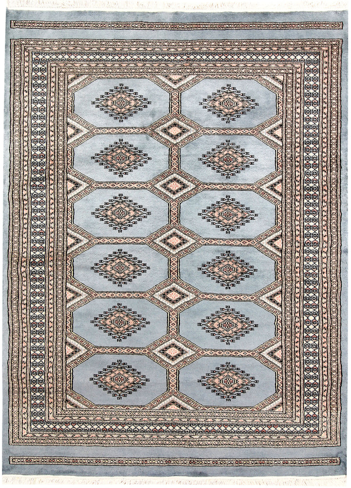 Light Slate Grey Jaldar 4' 7 x 6' 4 - No. 58691 - ALRUG Rug Store