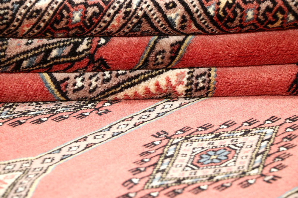 Light Salmon Jaldar 4' 7 x 6' 9 - No. 58693 - ALRUG Rug Store