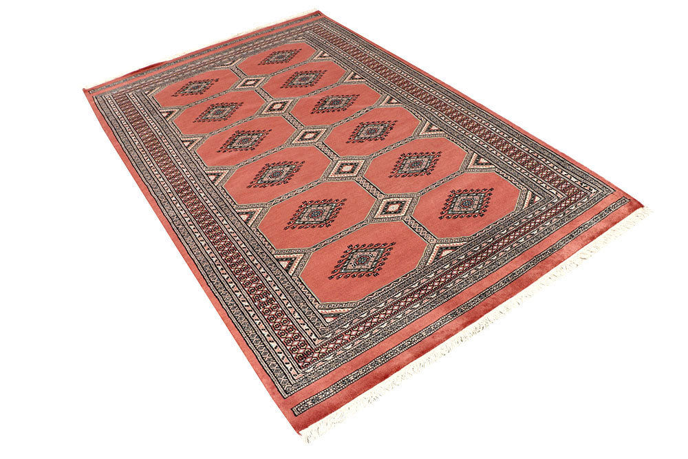 Light Salmon Jaldar 4' 6 x 7' - No. 58694 - ALRUG Rug Store