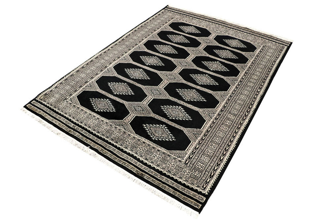 Black Jaldar 4'  7" x 6'  4" - No. QA96614