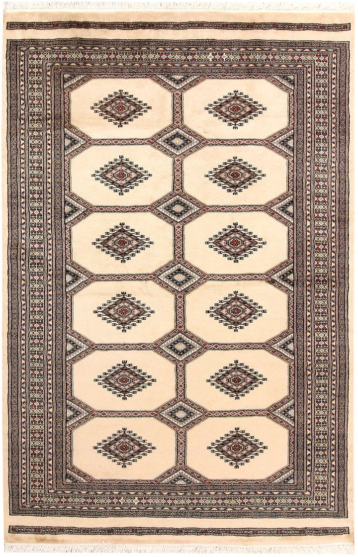 Blanched Almond Jaldar 4' 7 x 7' - No. 58706 - ALRUG Rug Store