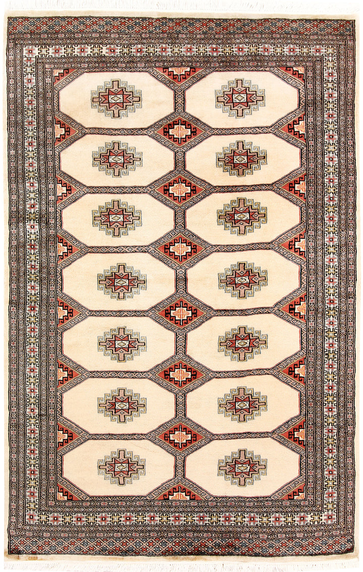 Cornsilk Jaldar 4' 6 x 6' 9 - No. 58708 - ALRUG Rug Store