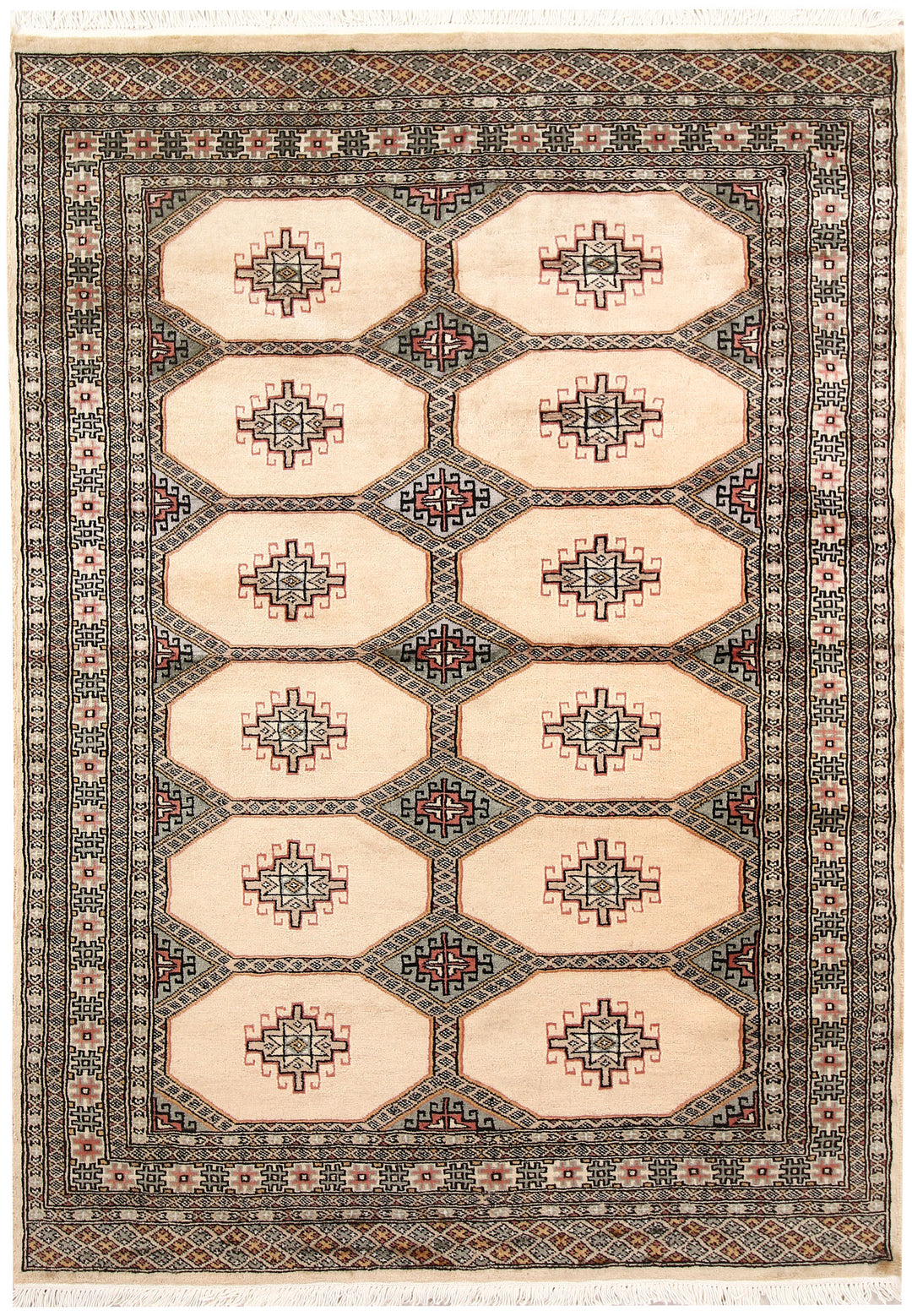 Blanched Almond Jaldar 4' 7 x 6' 4 - No. 58710 - ALRUG Rug Store