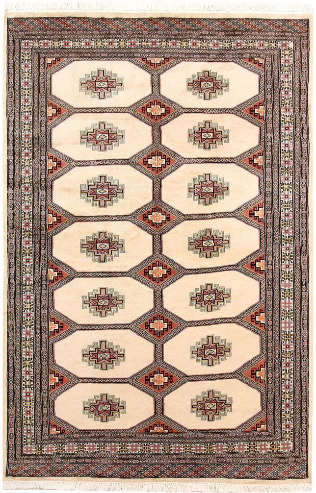 Blanched Almond Jaldar 4' 6 x 6' 10 - No. 58711 - ALRUG Rug Store