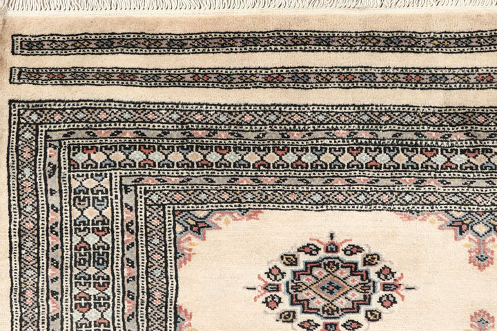 Blanched Almond Bokhara 4' 4 x 6' 9 - No. 58712 - ALRUG Rug Store