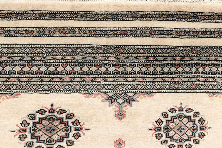 Blanched Almond Bokhara 4' 4 x 6' 9 - No. 58712 - ALRUG Rug Store