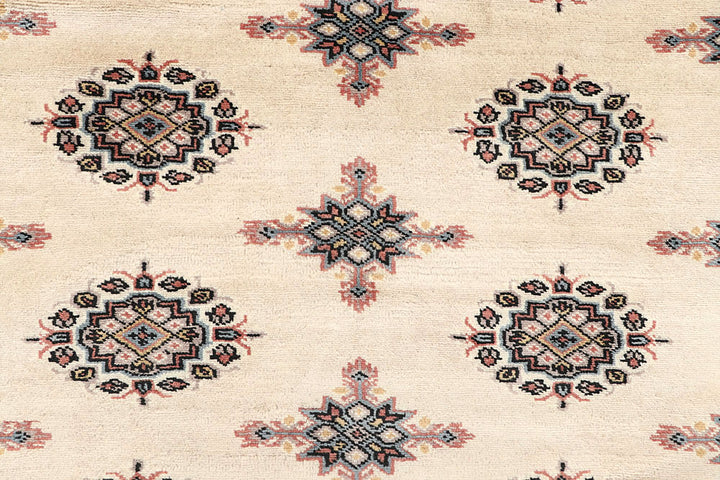 Blanched Almond Bokhara 4' 4 x 6' 9 - No. 58712 - ALRUG Rug Store