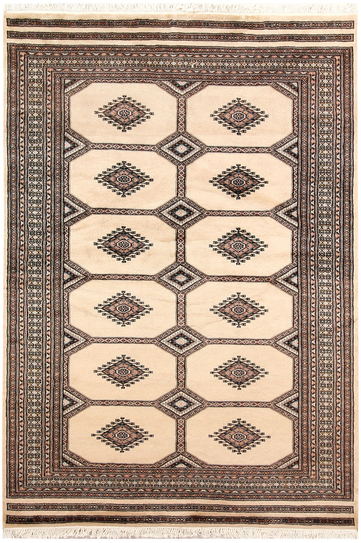 Blanched Almond Jaldar 4' 6 x 6' 7 - No. 58716 - ALRUG Rug Store