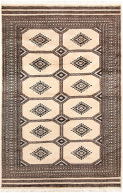 Blanched Almond Jaldar 4' 7 x 6' 10 - No. 58719 - ALRUG Rug Store