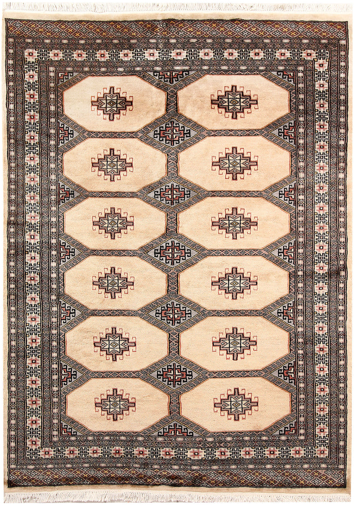 Blanched Almond Jaldar 4' 6 x 6' 3 - No. 58720 - ALRUG Rug Store