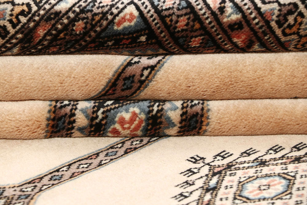 Blanched Almond Jaldar 4' 6 x 6' 11 - No. 58725 - ALRUG Rug Store